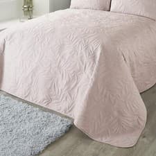 Image of Serene - Luana - Pinsonic Bedspread - 230cm X 200cm in Blush