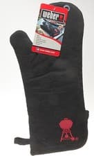 Image of Weber 6472 Premium Grill Mitt - Cotton & Polyester BBQ & Oven Mitt - One Size