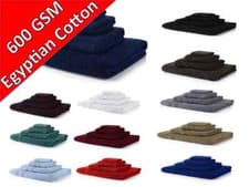 Image of Luxury 100% Egyptian Cotton Hotel Quality Jumbo / Large Bath Sheets Soft 600 GSM