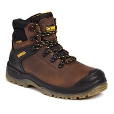 Image of DeWALT Newark Mens Brown SRA S3 WaterProof Safety Steel Toe Lace Up Boots