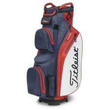 Image of Titelist StaDry Golf Cart Bag in Navy/Red/White Brand New Boxed (Waterproof)