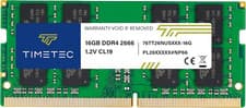 Image of Timetec Premium 16GB DDR4 2666Mhz (PC4-2666V) PC4-21300 SODIMM Laptop RAM – 2...