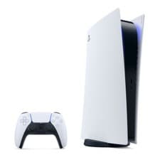 Image of Sony PlayStation 5 (PS5) Digital Edition - 825GB - White - Console - Very Good