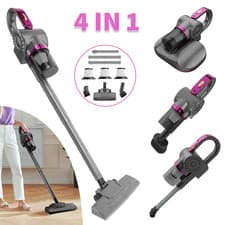 Image of 4 in 1 Stick Handheld Vacuum Cordless Vacuum Cleaner For Carpet Floor Pet Hair