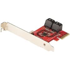 Image of Startech.Com Sata Pcie Card 4 Ports 6Gbps Non Raid