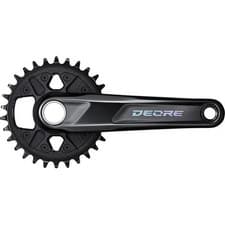 Image of Shimano Deore FC-M6100 Deore chainset, 12-speed, 52 mm chainline, 30T, 170 mm