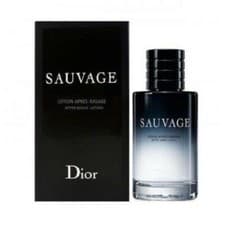 Image of CHRISTIAN DIOR SAUVAGE 100ML AFTERSHAVE LOTION WITH UNSEALED DAMAGED BOX