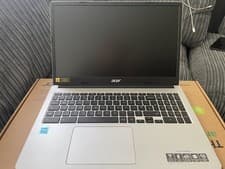 Image of Brand New In Box,  Acer Chromebook 315 Laptop with case and mouse.