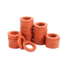 Image of 10x Shower Hose Rubber Washers - Washing machine, Dish washer, Tap 1/2" or 3/4"