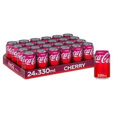 Image of Coca Cola Classic Can Cherry 330 ml (Pack of 24)