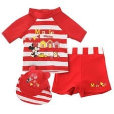 Image of DISNEY MINNIE 3 PIECE SWIM SET,9-12M,12-18M,18-24M, NEW WITH TAGS