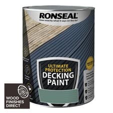 Image of Ronseal Ultimate Protection Decking Paint- 2.5L & 5L -Exterior Water Based Paint