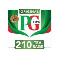Image of PG Tips Original Black Tea - Biodegradable Tea Bags 210 Pack