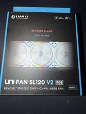 Image of Lian Li Uni Fan white Sl120 V2 Reverse