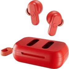 Image of Skullcandy Dime In-Ear Bluetooth Wireless Earbuds With 12 Hr Backup - Golder Red