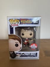 Image of Funko Pop! Movies Back to Future Marty McFly with Guitar Canadian Exclusive #602