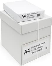 Image of A4 Copier Paper White Printer Stationary Photocopy Sheet Print Ream Office 500PK