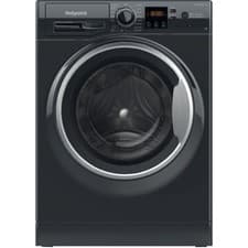Image of Hotpoint NSWM 7469 BS UK 7Kg Washing Machine Black 1400 RPM A Rated