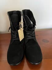 Image of Rogue Boots Mens Black Suede Sz 10