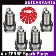 Image of NGK Spark Plugs x 4 for Vauxhall Zafira 1.6 / 1.8 / 1.8 from 2005-2015 ZFR5F