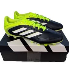Image of adidas Copa Pure 3 Club Mens Football Boots Black / Green Size UK 12 New
