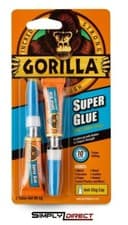 Image of Gorilla Super Glue Twin Pack (2 x 3gm) Multi-Purpose, Waterproof, Adhesive