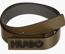 Image of Hugo Boss belt Grenwich 100% Cowskin, 33mm wide, Made in Italy, see measurements
