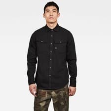 Image of New G-Star Raw 3301 Slim Western Denim Shirt XS Dark jeans jacket gstar g star