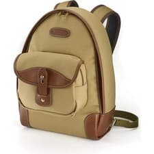 Image of Billingham 35 Rucksack - Khaki Canvas / Tan Leather