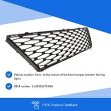 Image of Fits Seat Ibiza 2012-2017 Front Lower Centre Bumper Grille Not For FR Models