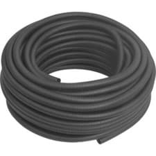 Image of PLASTIC FLEXIBLE CONDUIT IP40 BLACK 16MM 20MM 25MM 32MM 50M & 100M LENGTHS