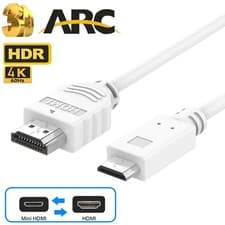 Image of HDMI to Mini HDMI 2.0 Cable Bi-direction High Speed 4K 60Hz Video Converter Cord