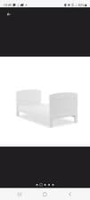 Image of Obaby Grace Mini Cot Bed White, Adjustable Base, Suitable From Birth