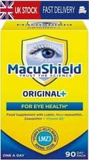 Image of MacuShield Original Plus Capsules - 90 Day Pack, Eye Health Food Supplement cont