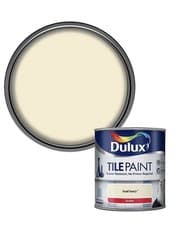 Image of Dulux Tile Paint Iced Ivory Gloss Shower Resistant 600ml New
