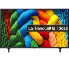 Image of LG NANO80 50" NanoCell AI 4K HDR Smart TV 2025 -50NANO80A6B Intelligent α7 AI