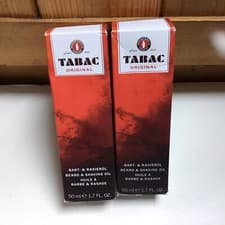 Image of Tabac Original Beard & Shaving Oil 50ml x2 Mäurer & Wirtz New Boxed