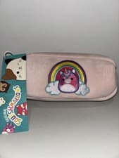 Image of Squishmallows Pink Unicorn Plush Pencil Case Soft Zip Pouch Kids Stationery Gift