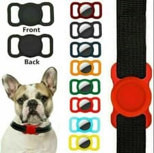 Image of Pet Case Silicone Apple Air Tag Airtag Tracker Protective Cover Dog Cat Collar