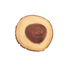 Image of Artesà Rustic Acacia Wood Round Serving Board - Small