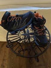 Image of Hi-Tec Junior Blackout Mid Waterproof Walking Boots size J 12 Brand new 