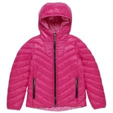 Image of Barbour Internatinal Girl's Cerise Cosford Quilted Jacket