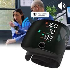 Image of Digital Wrist BP Monitor Upper Arm Blood Pressure Monitor Large Cuff LED Display