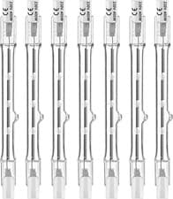 Image of R7S Halogen Light Bulbs, 7 Packs R7S Bulb 118Mm Dimmable 230V 400W Halogen Bulbs