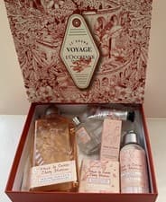 Image of L’Occitane Cherry Blossom Gift Set EDT Shower Gel, Lotion, Hand Cream, Soap