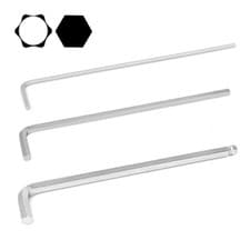 Image of Extra Long Arm L Shaped Ball Point Hex/Hexagon/TTorx Key Wrench Hand Tool