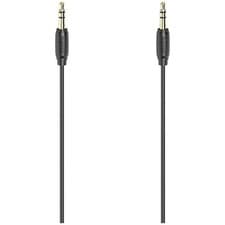 Image of Hama 00205117 Jack Audio Cable 3.5 mm to 3.5 mm Black 0.5 m