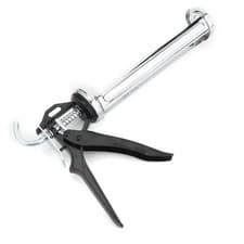 Image of Caulking Gun Stainless Steel Cylindrical Revolving Frame Pressure Handle Filling