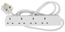 Image of Mercury UK 4-Gang Extension Lead 2.0m