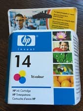 Image of HP 14 Tri-Colour InkJet Print Cartridge (NEW & SEALED)
